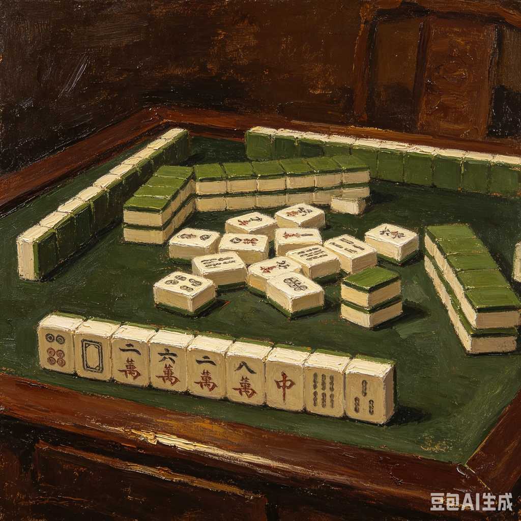 wear resistant print mahjong set