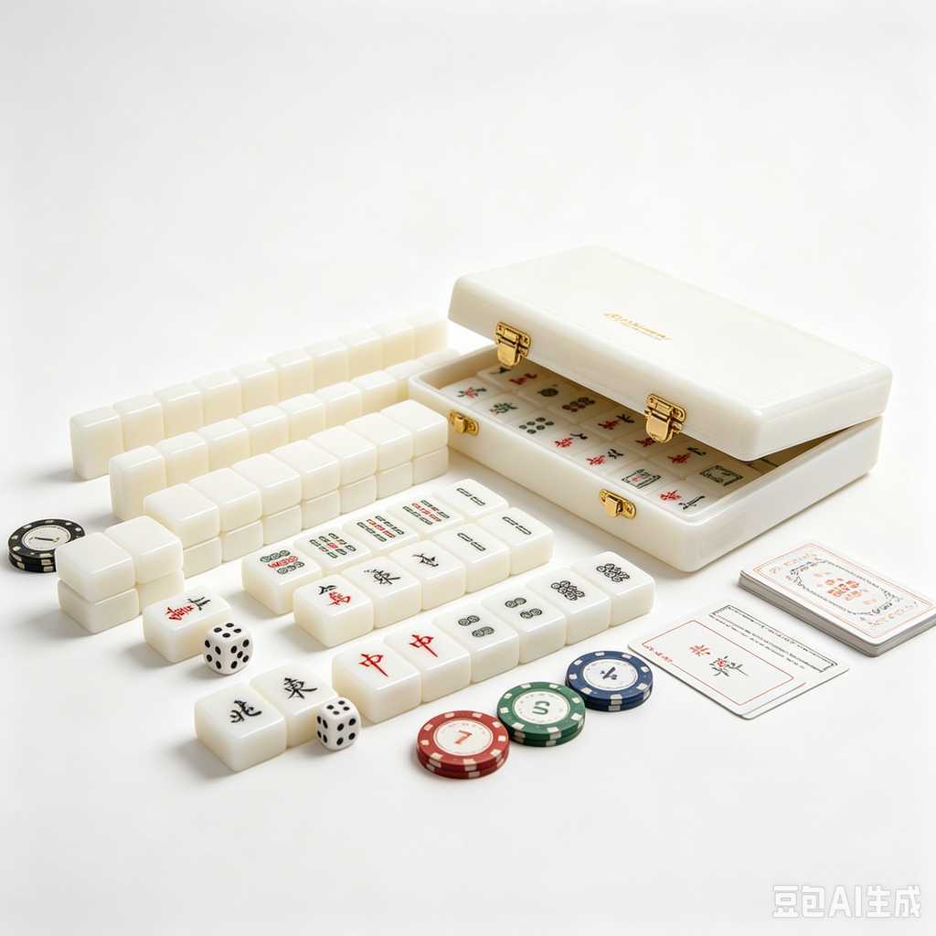 unique color mahjong tiles design