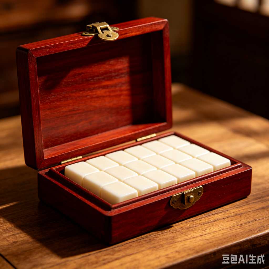 stable print mahjong set